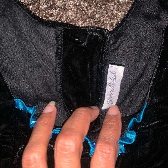 Joan michelle gorgeous velvet dress size 8 - Picture 6 of 8